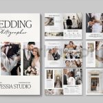 دانلود فایل لایه باز کاتالوگ عکاس عروس Wedding Photographer Brochure