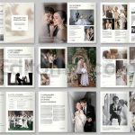 دانلود فایل لایه باز کاتالوگ عکاس عروس Wedding Photographer Brochure