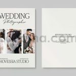 دانلود فایل لایه باز کاتالوگ عکاس عروس Wedding Photographer Brochure