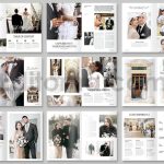 دانلود فایل لایه باز کاتالوگ عکاس عروس Wedding Photographer Brochure