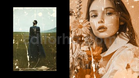 دانلود استایل آماده عکس قدیمی، فرسوده و مستعمل Vintage Worn Photo Effect