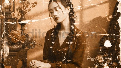 دانلود استایل آماده عکس قدیمی، فرسوده و مستعمل Vintage Worn Photo Effect