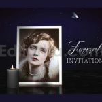 دانلود پروژه آماده افترافکت: دعوت ترحیم و سالگرد فوت Funeral Invitation |