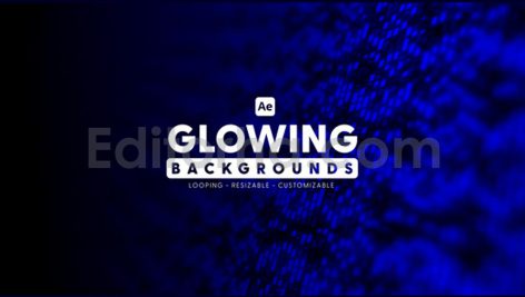 دانلود پروژه آماده افترافکت: بک‌ گراند درخشان انتزاعی و فانتزی Glowing Backgrounds