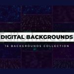دانلود پروژه آماده افترافکت: بک گراند دیجیتال Digital Backgrounds