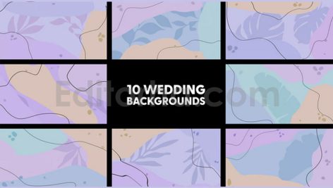 دانلود پروژه آماده افترافکت: بک گراند عروسی Wedding Backgrounds