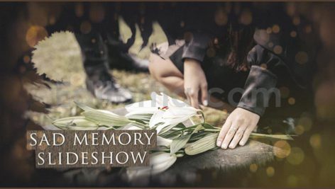 دانلود پروژه آماده افترافکت: اسلایدشو مرور خاطرات Sad Memory Slideshow