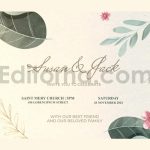 دانلود پروژه آماده افترافکت: اسلایدشو دعوت عروسی Wedding invitation slideshow