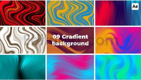 دانلود پروژه آماده افترافکت: بک‌ گراند گرادیانت Gradient Background | AE
