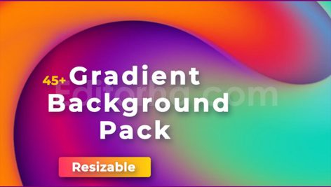 دانلود پروژه آماده افترافکت: پکیج بک‌ گراند گرادیانت Gradient Backgrounds Pack