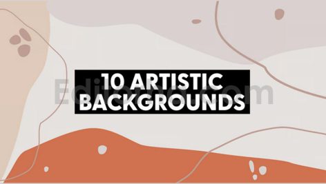 دانلود پروژه آماده افترافکت: بک گراند هنری Artistic Backgrounds