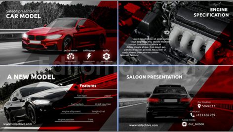 دانلود پروژه آماده افترافکت: نمایشگاه خودروهای اسپرت Sport Car Salon Presentation