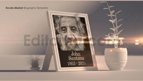 دانلود پروژه آماده افترافکت: اینترو درگذشتگان همراه با موسیقی Biography
