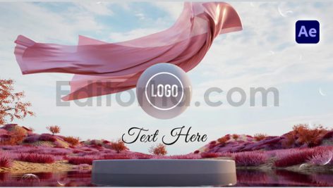 دانلود پروژه آماده افترافکت: لوگوی انتزاعی سورئال با موسیقی