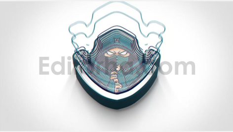 دانلود پروژه آماده افترافکت: لوگوموشن سه بعدی با موسیقی