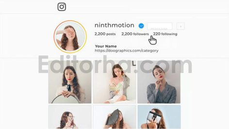 دانلود پروژه آماده افترافکت: تیزر معرفی پیج اینستاگرام Instagram Intro