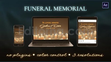 دانلود پروژه آماده افترافکت: کلیپ مراسم ختم FUNERAL MEMORIAL