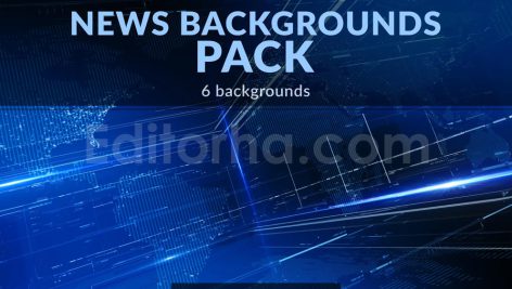 دانلود پک ویژه بک‌گراندهای خبری با تم آبی news backgrounds pack