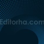 دانلود پس زمینه با نقاط آبی درخشان futuristic glowing tech blue halftones