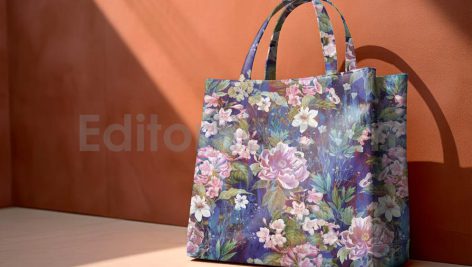 دانلود بک گراند گل های جادویی با پس زمینه آبی Magic Flowers