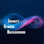 دانلود بک گراند طرح بی نهایت تم آبی و صورتی infinity symbol background