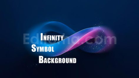 دانلود بک گراند طرح بی نهایت تم آبی و صورتی infinity symbol background