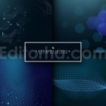 دانلود بک گراند آبی فناوری مدرن futuristic tech backgrounds
