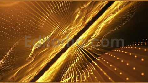 دانلود بک گراند موشن گرافیک دیجیتال با خطوط ذرات انتزاعی