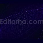 دانلود بک گراند موشن گرافیک حلقه ذرات انتزاعی