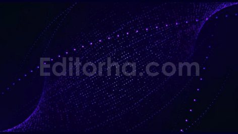 دانلود بک گراند موشن گرافیک حلقه ذرات انتزاعی