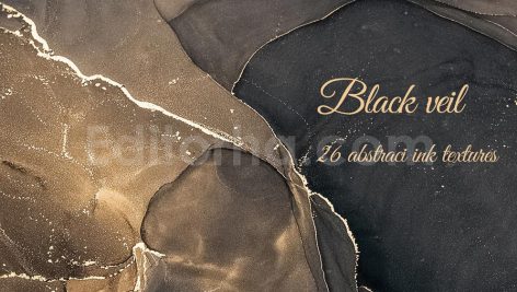 دانلود رایگان تکسچر انتزاعی جوهر سیاه Abstract Black ink textures