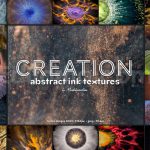 دانلود تکسچر انتزاعی جوهر Creation - Abstract Ink Textures