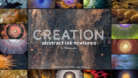دانلود تکسچر انتزاعی جوهر Creation - Abstract Ink Textures
