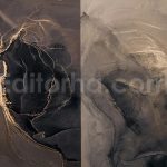 دانلود رایگان تکسچر انتزاعی جوهر سیاه Abstract Black ink textures