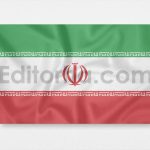 دانلود تکسچر تصویر سه بعدی پرچم ایران Iran flag texture