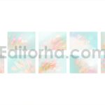 دانلود اورلی‌ های دیجیتال با الهام از هاله بهاری Spring Aura Overlays