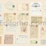 دانلود 66 تکسچر کاغذی قدیمی Vintage Paper Ephemera Textures