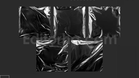 دانلود 9 تکسچر پلاستیک بر روی عکس Plastic Wrap Overlays