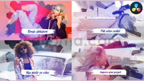 دانلود پروژه آماده داوینچی ریزالو: اسلایدشو رد قلمو با موسیقی Elegant Slideshow