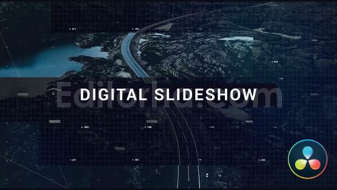 دانلود پروژه آماده داوینچی ریزالو: اسلایدشو دیجیتال با موسیقی Digital Slideshow