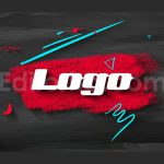 دانلود پروژه آماده داوینچی ریزالو: نمایش لوگو Brush Scribble Logo