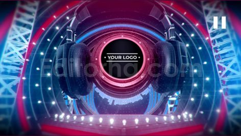 دانلود پروژه آماده داوینچی ریزالو: لوگو موزیک Music Logo Intro