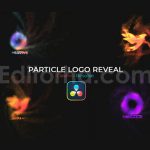 دانلود پروژه آماده داوینچی ریزالو: نمایش لوگو با حرکت ذرات Particle Logo Reveal