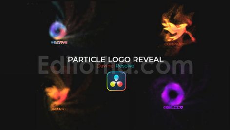 دانلود پروژه آماده داوینچی ریزالو: نمایش لوگو با حرکت ذرات Particle Logo Reveal
