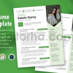 دانلود فایل لایه باز رزومه خلاقانه Audience Creative Resume & CV Template