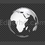 دانلود موشن گرافیک انیمیشن آلفا کره زمین در حال چرخش