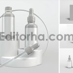 موکاپ بطری قطره ای