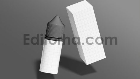 موکاپ بطری قطره چکان5