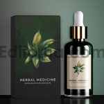 موکاپ بطری قطره چکان