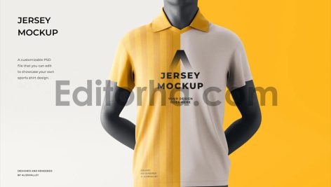 موکاپ تی شرت ورزشی1
